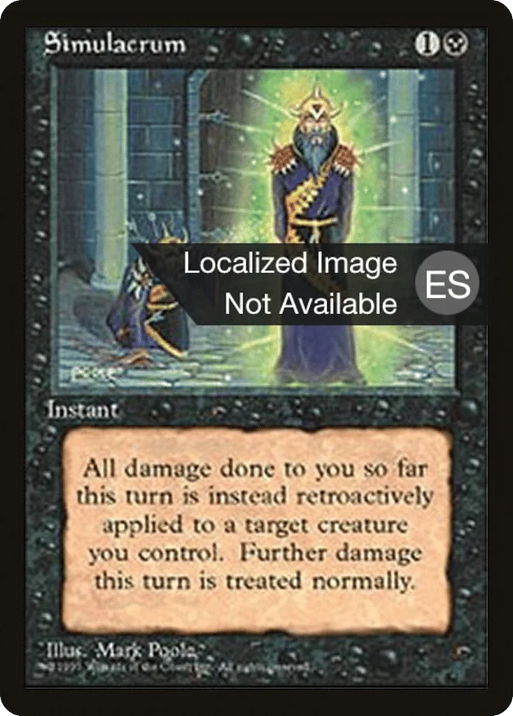 Simulacrum · Fourth Edition Foreign Black Border