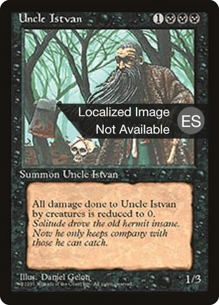 Uncle Istvan · Fourth Edition Foreign Black Border