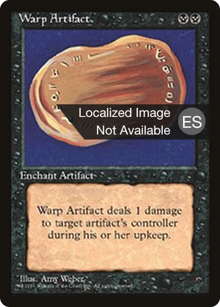 Warp Artifact · Fourth Edition Foreign Black Border