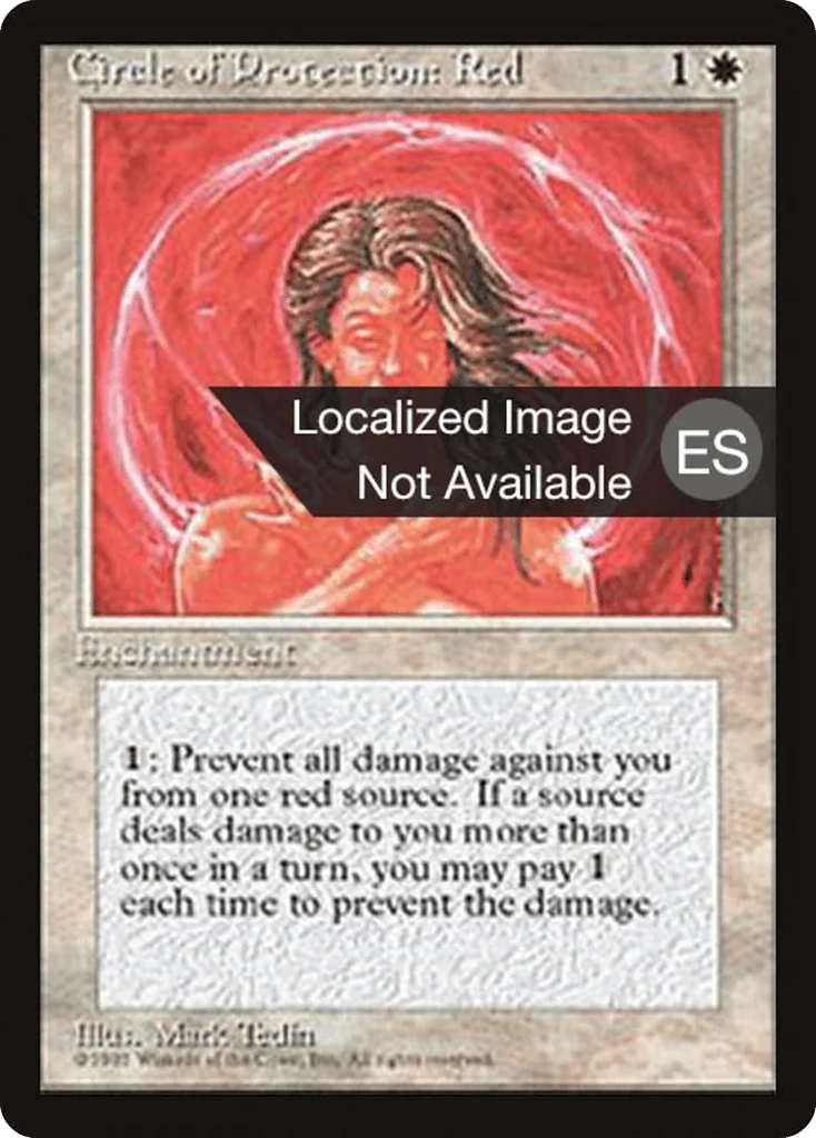 Circle of Protection: Red · Fourth Edition Foreign Black Border