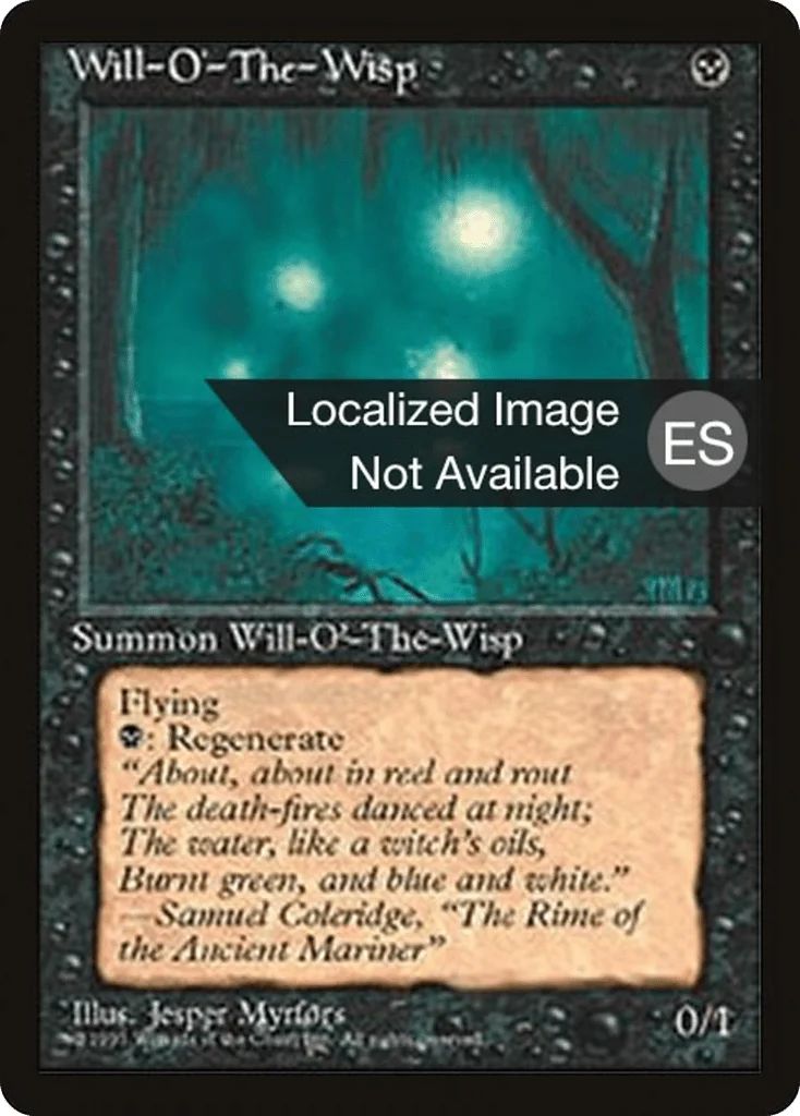 Will-o'-the-Wisp · Fourth Edition Foreign Black Border