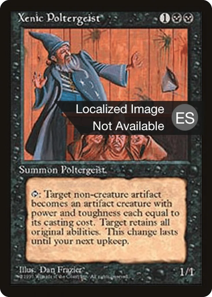 Xenic Poltergeist · Fourth Edition Foreign Black Border