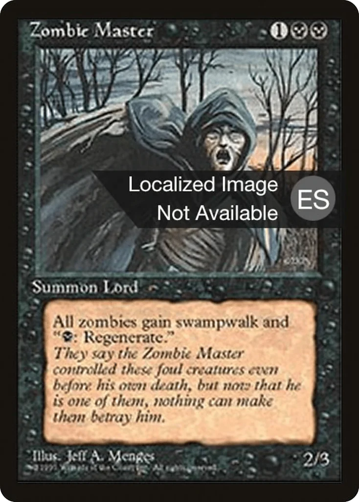 Zombie Master · Fourth Edition Foreign Black Border