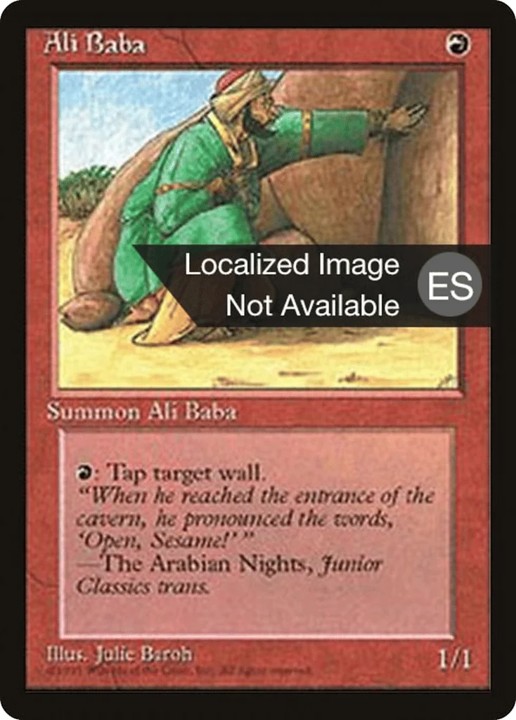 Ali Baba · Fourth Edition Foreign Black Border