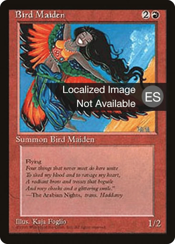 Bird Maiden · Fourth Edition Foreign Black Border
