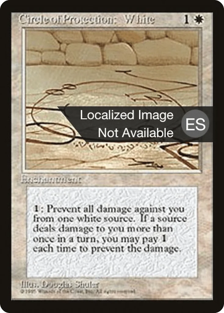 Circle of Protection: White · Fourth Edition Foreign Black Border