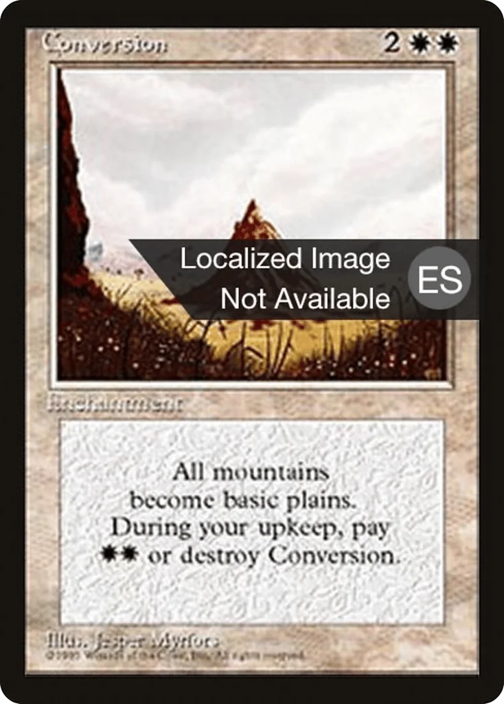 Conversion · Fourth Edition Foreign Black Border