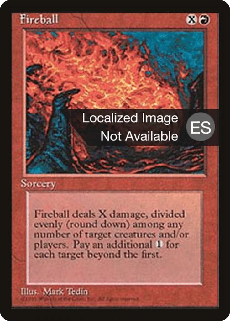 Fireball · Fourth Edition Foreign Black Border