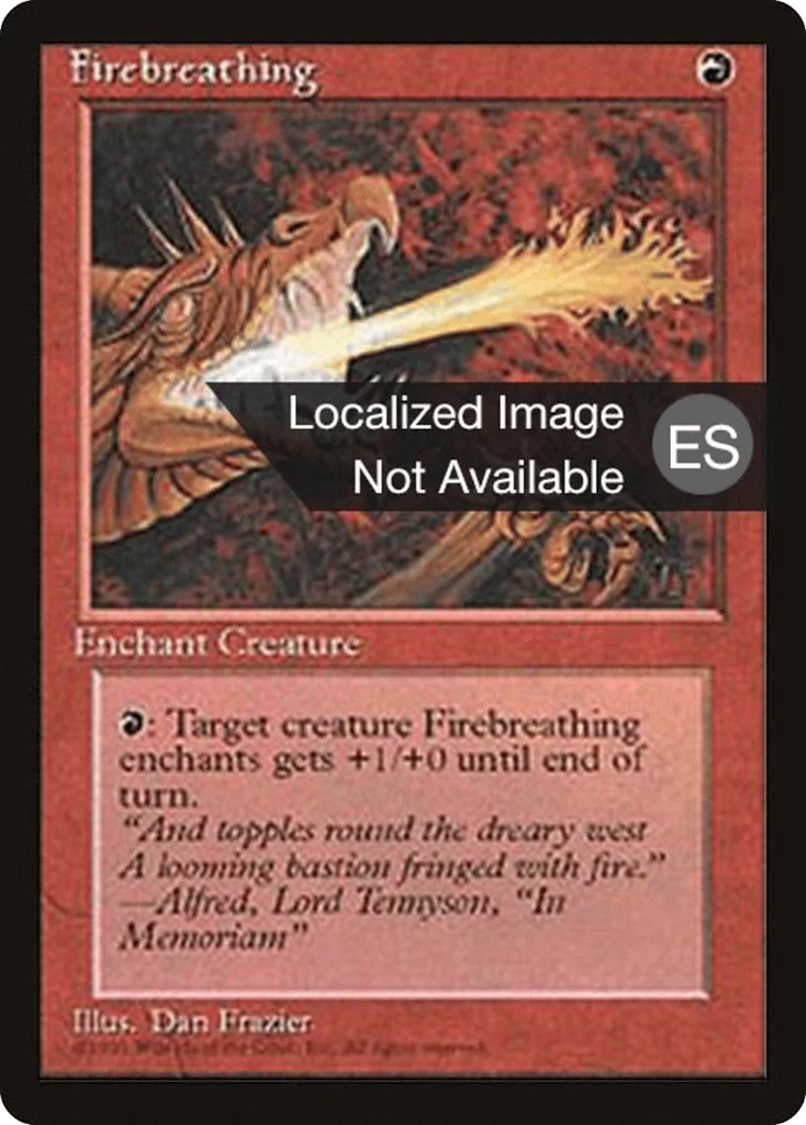 Firebreathing · Fourth Edition Foreign Black Border