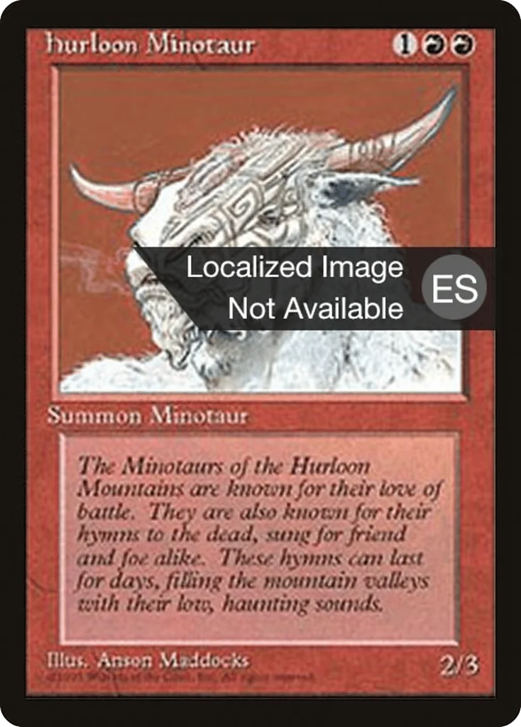 Hurloon Minotaur · Fourth Edition Foreign Black Border