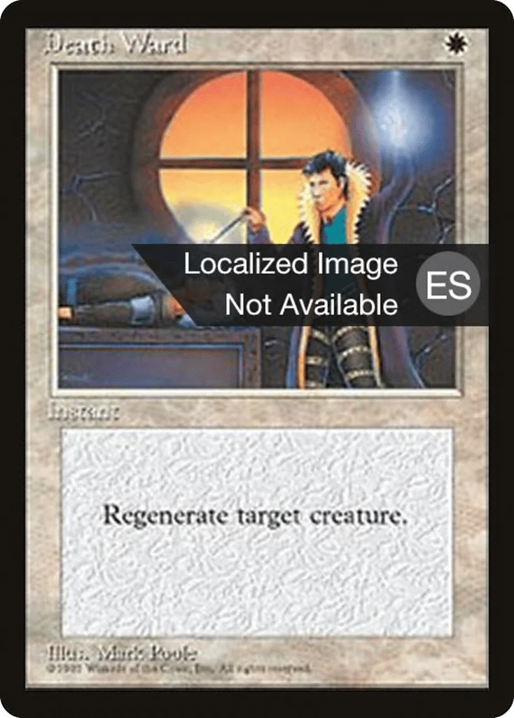 Death Ward · Fourth Edition Foreign Black Border