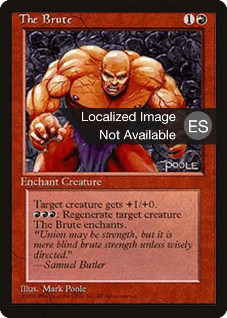 The Brute · Fourth Edition Foreign Black Border