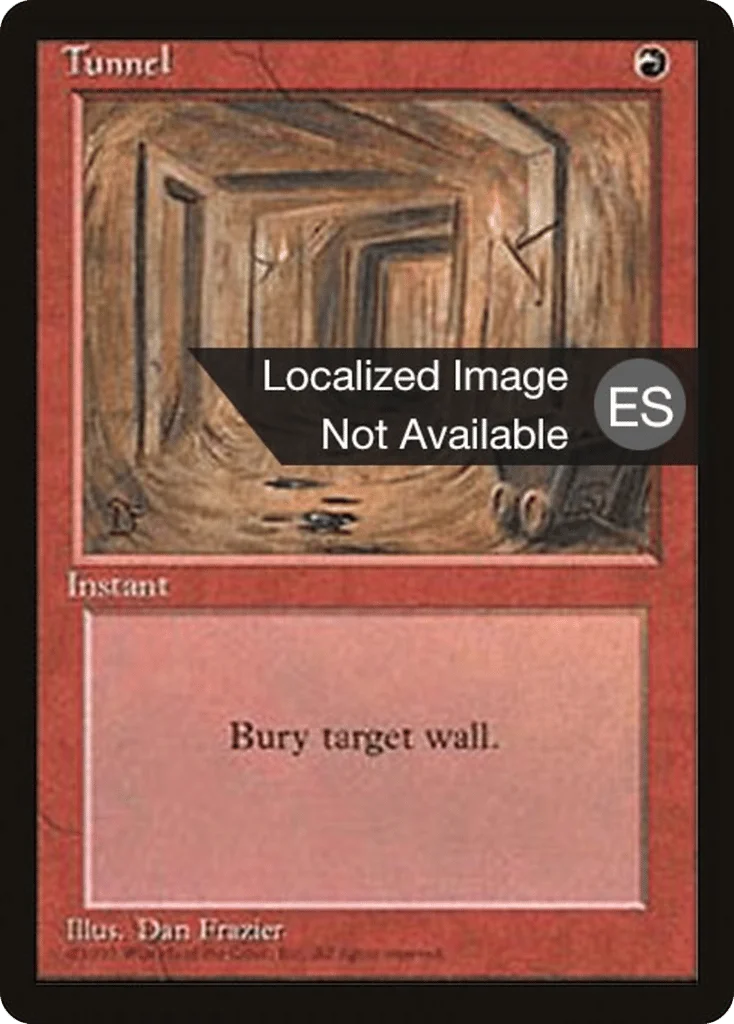 Tunnel · Fourth Edition Foreign Black Border