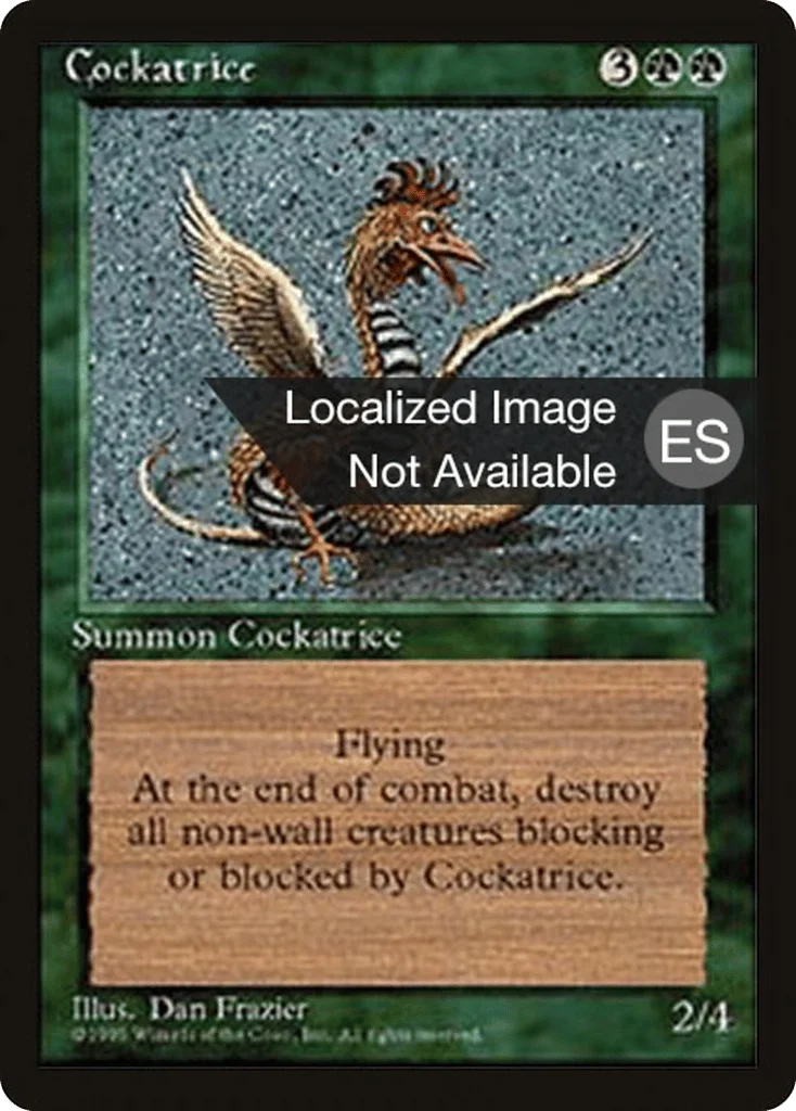 Cockatrice · Fourth Edition Foreign Black Border