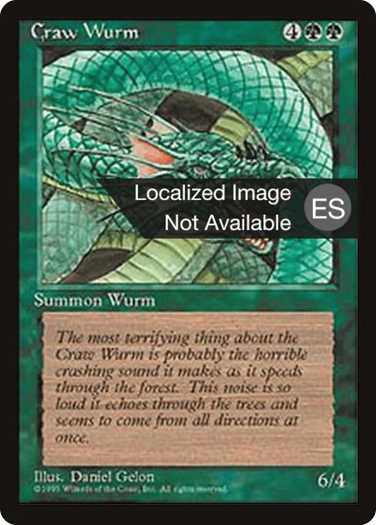 Craw Wurm · Fourth Edition Foreign Black Border