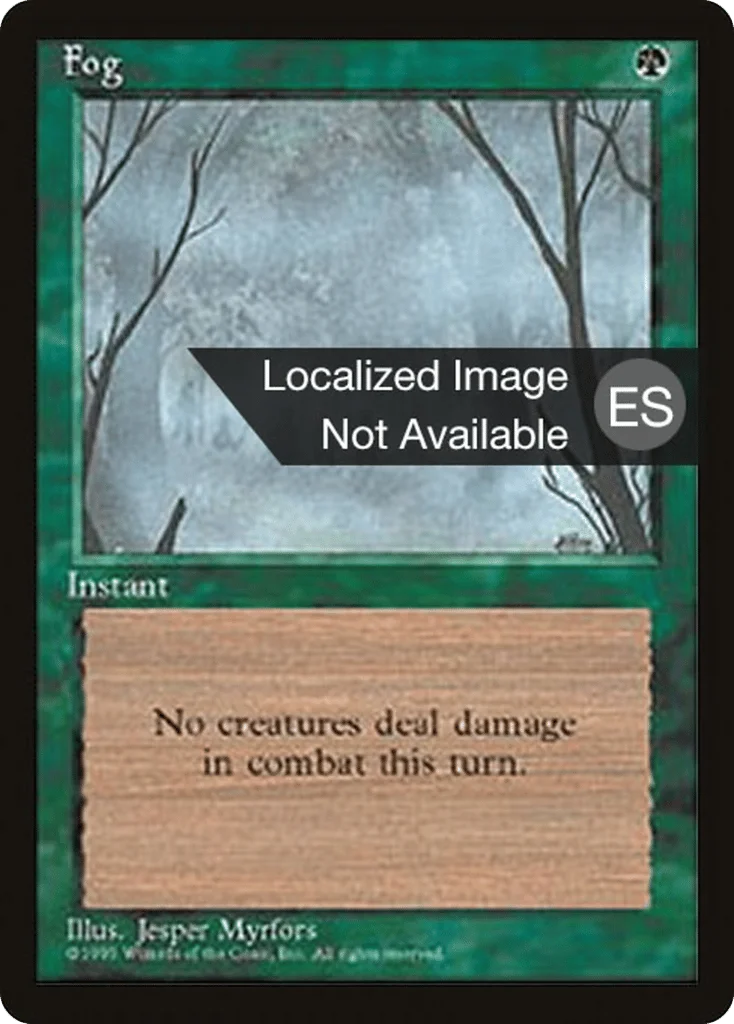 Fog · Fourth Edition Foreign Black Border