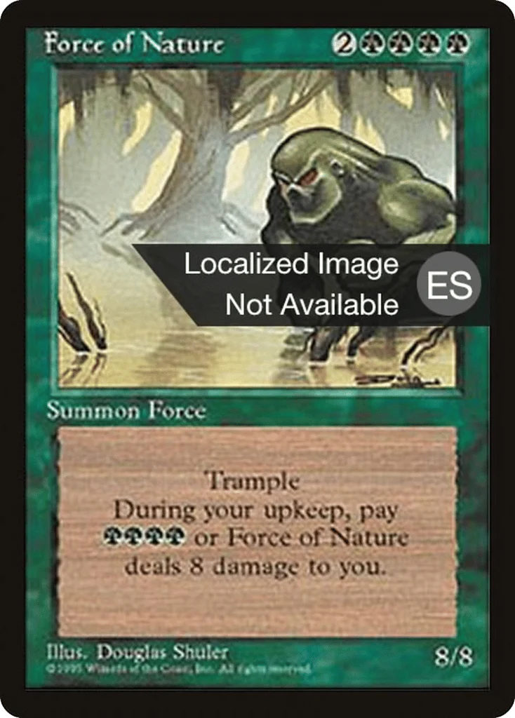 Force of Nature · Fourth Edition Foreign Black Border