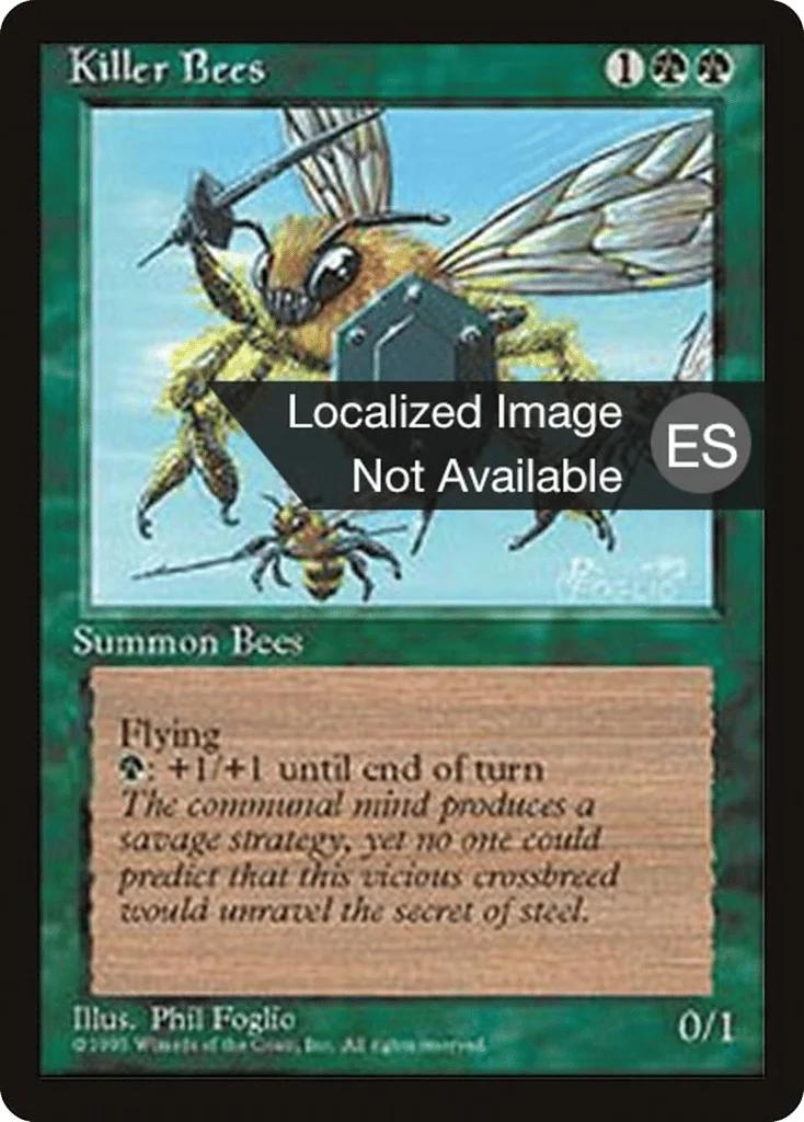 Killer Bees · Fourth Edition Foreign Black Border