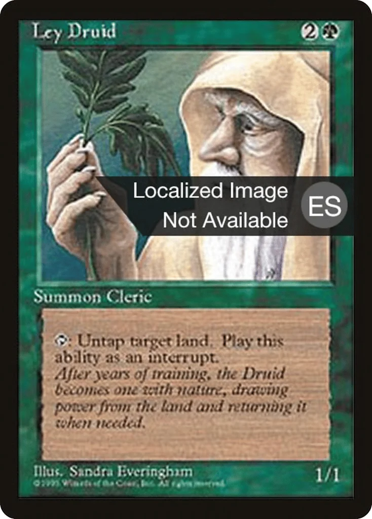 Ley Druid · Fourth Edition Foreign Black Border