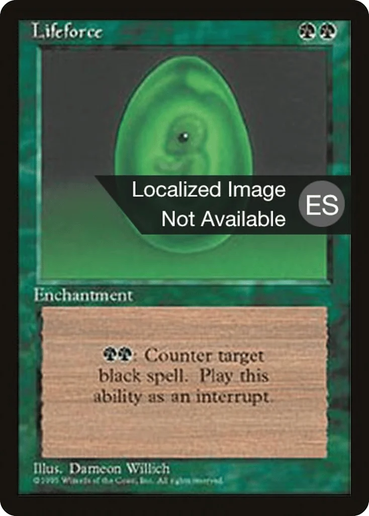Lifeforce · Fourth Edition Foreign Black Border