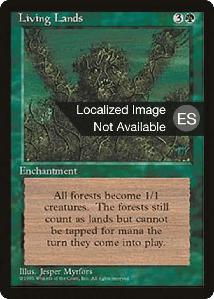 Living Lands · Fourth Edition Foreign Black Border