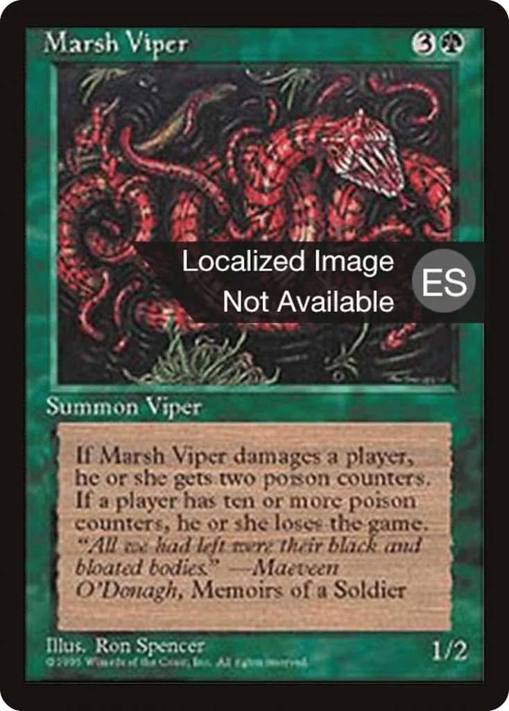 Marsh Viper · Fourth Edition Foreign Black Border