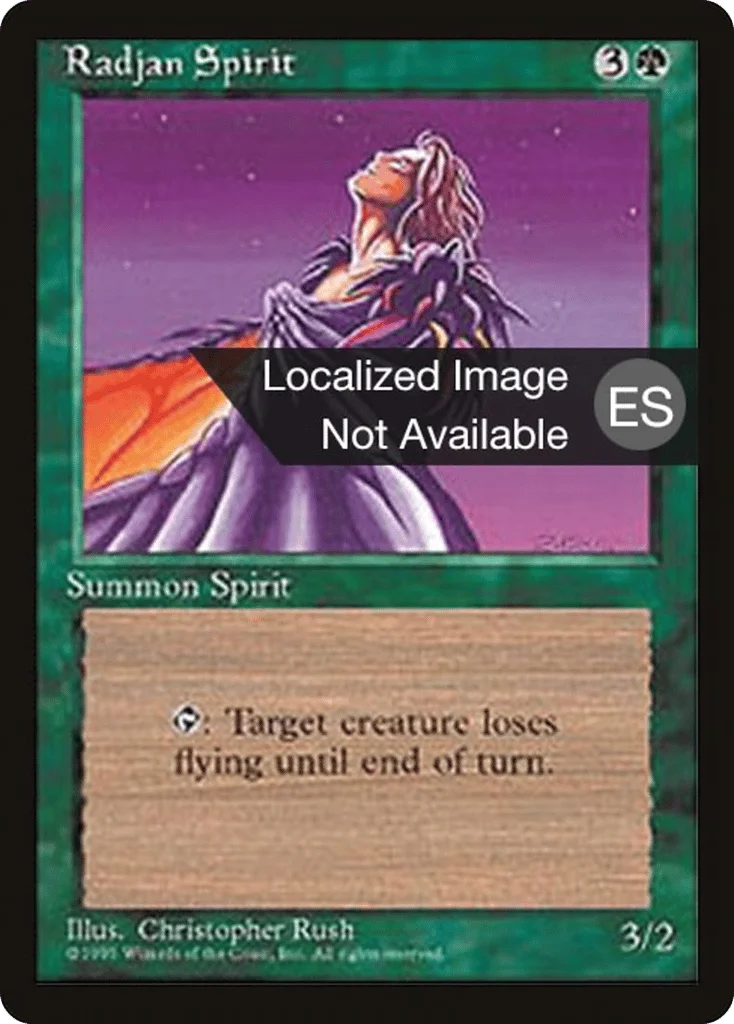 Radjan Spirit · Fourth Edition Foreign Black Border