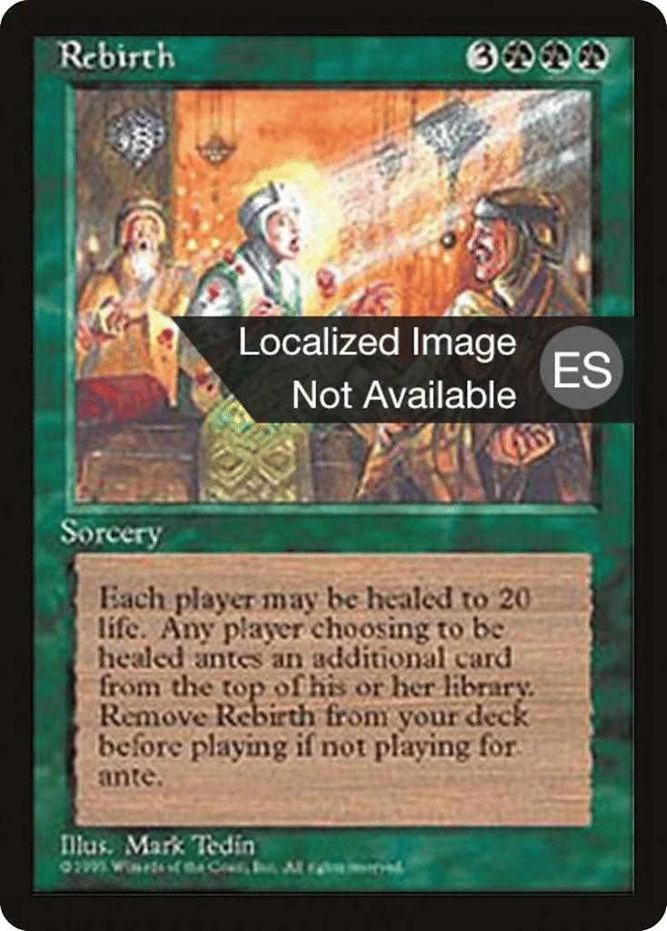 Rebirth · Fourth Edition Foreign Black Border