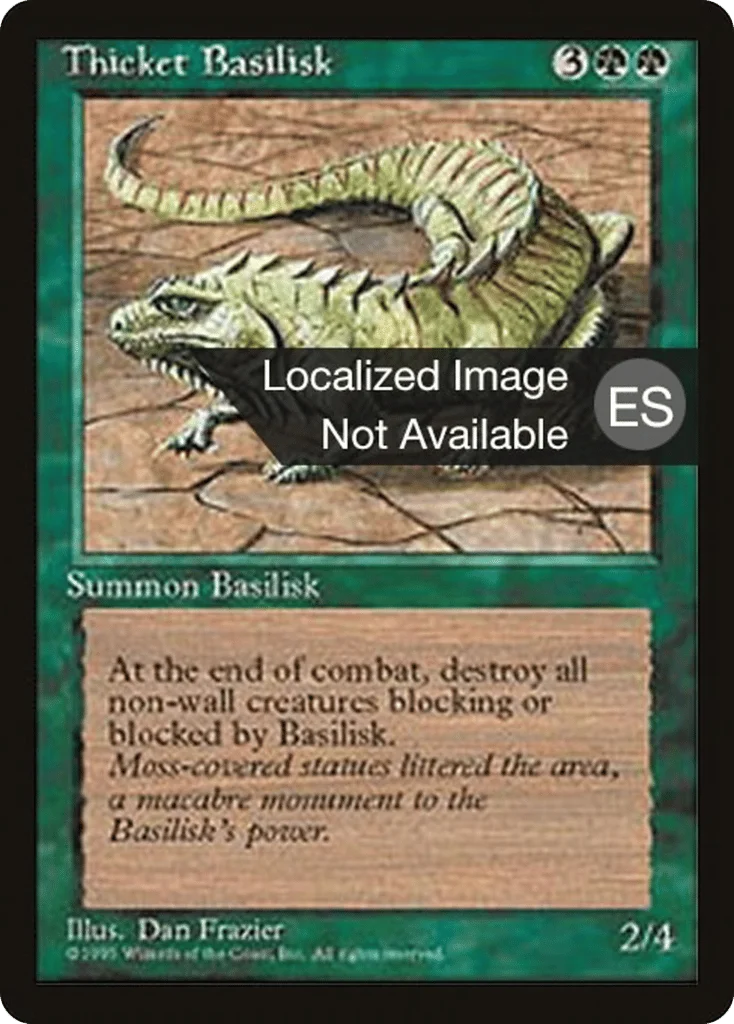 Thicket Basilisk · Fourth Edition Foreign Black Border