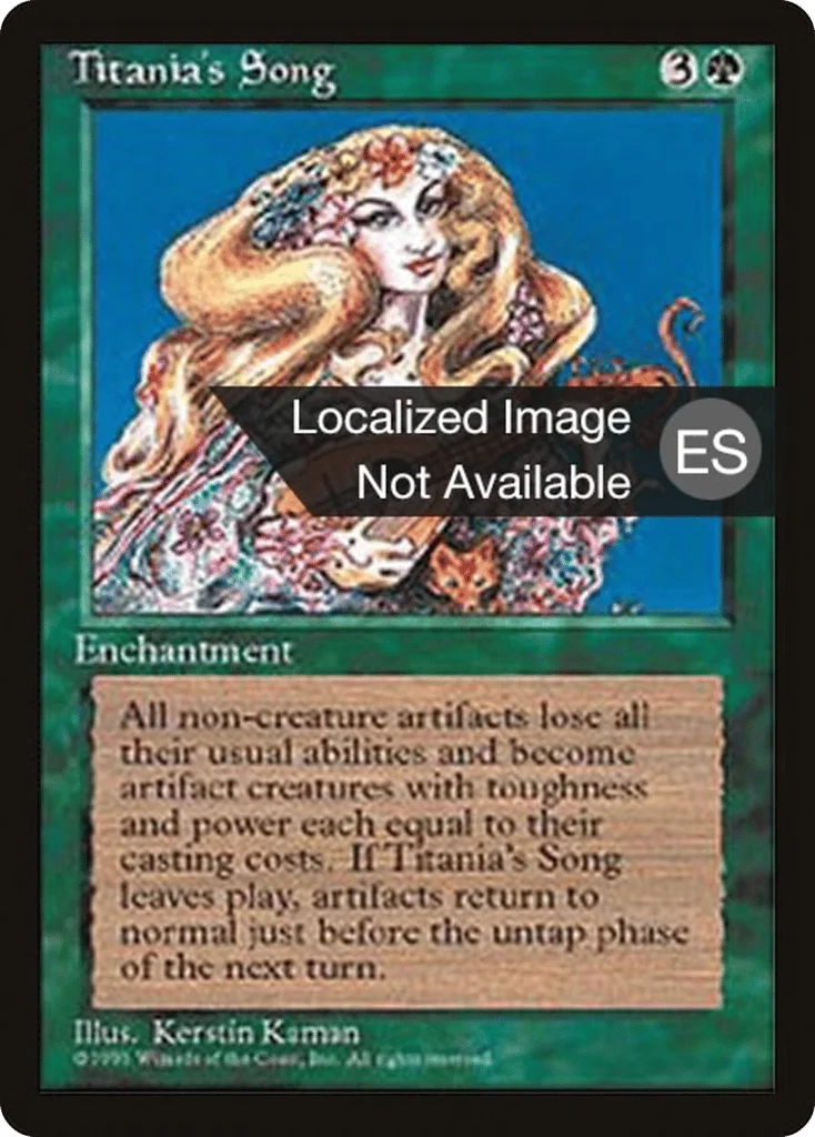 Titania's Song · Fourth Edition Foreign Black Border