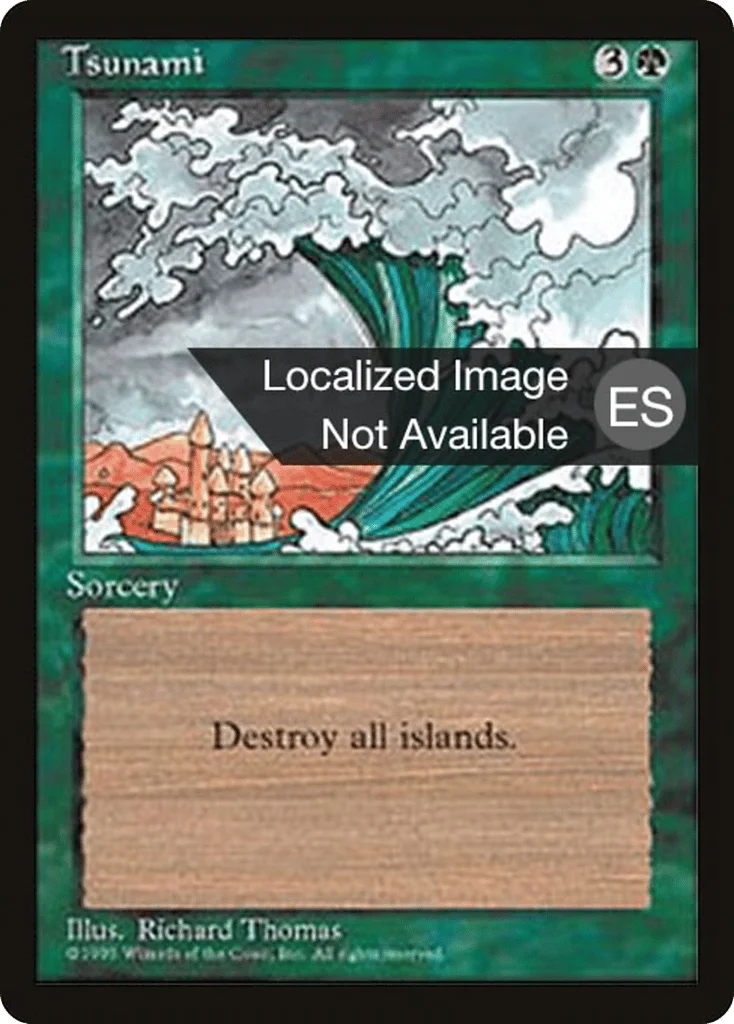 Tsunami · Fourth Edition Foreign Black Border