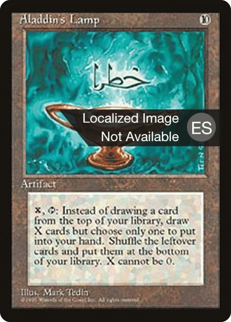Aladdin's Lamp · Fourth Edition Foreign Black Border