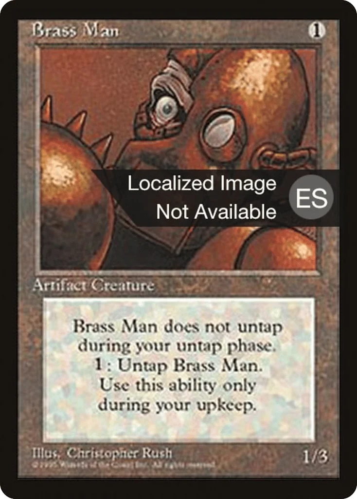 Brass Man · Fourth Edition Foreign Black Border