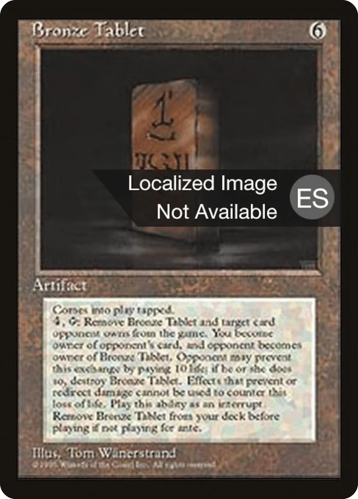 Bronze Tablet · Fourth Edition Foreign Black Border