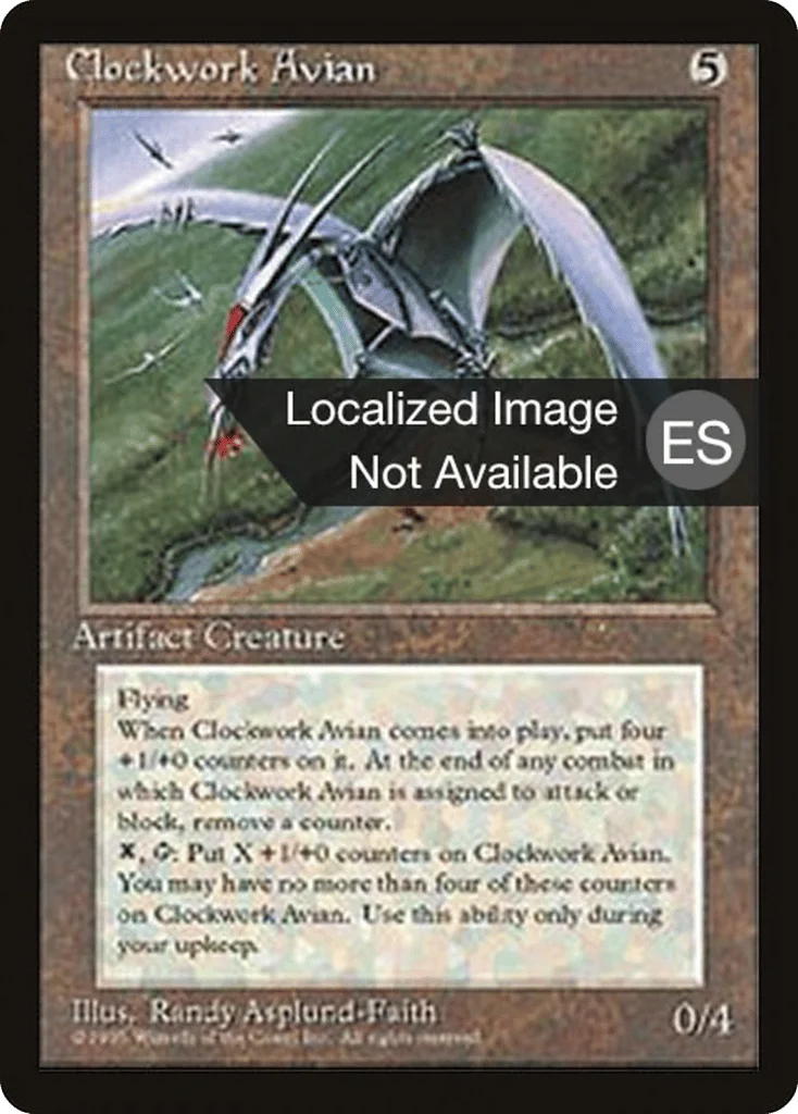 Clockwork Avian · Fourth Edition Foreign Black Border
