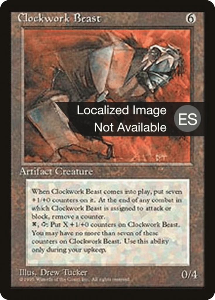 Clockwork Beast · Fourth Edition Foreign Black Border