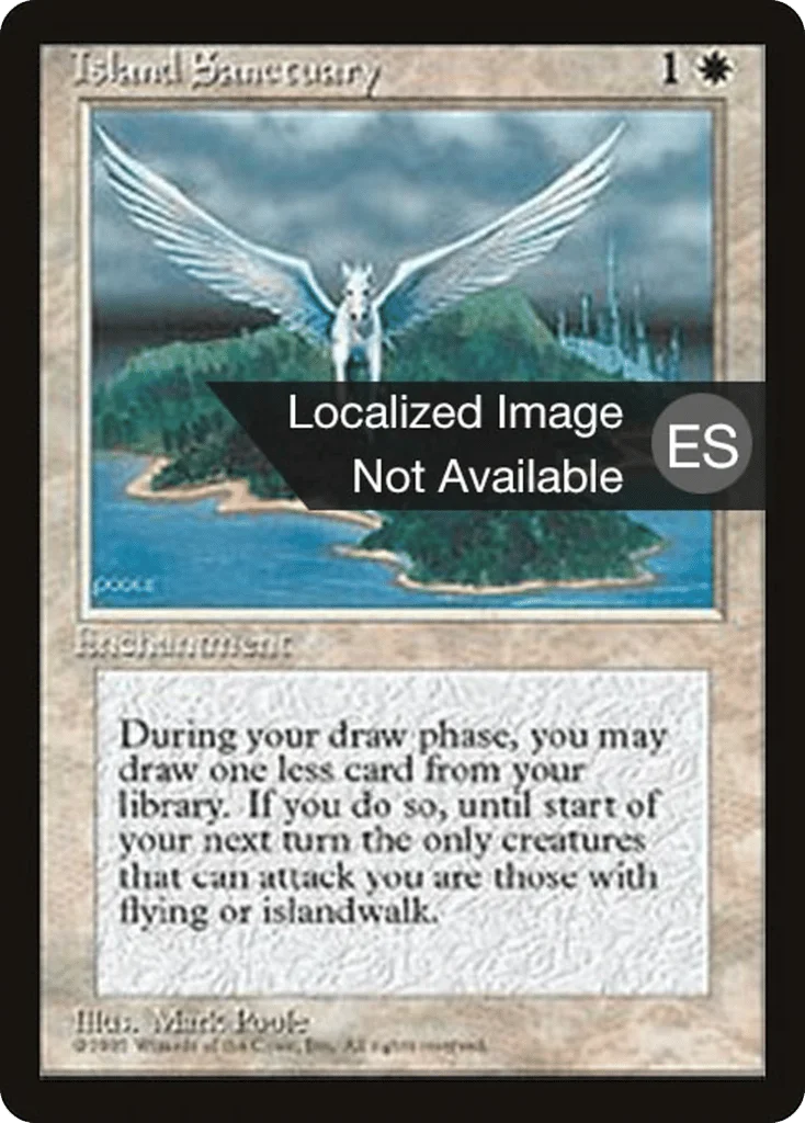 Island Sanctuary · Fourth Edition Foreign Black Border