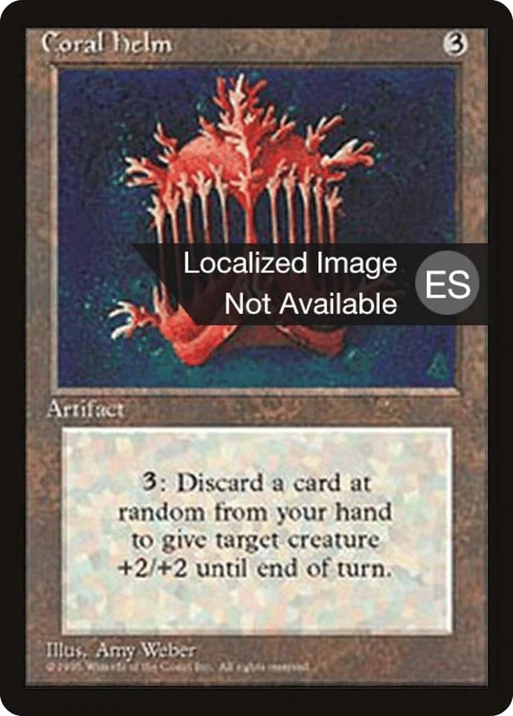 Coral Helm · Fourth Edition Foreign Black Border