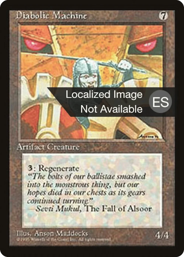 Diabolic Machine · Fourth Edition Foreign Black Border