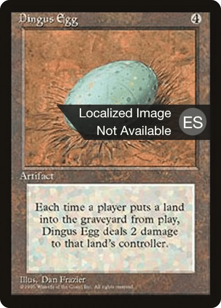 Dingus Egg · Fourth Edition Foreign Black Border