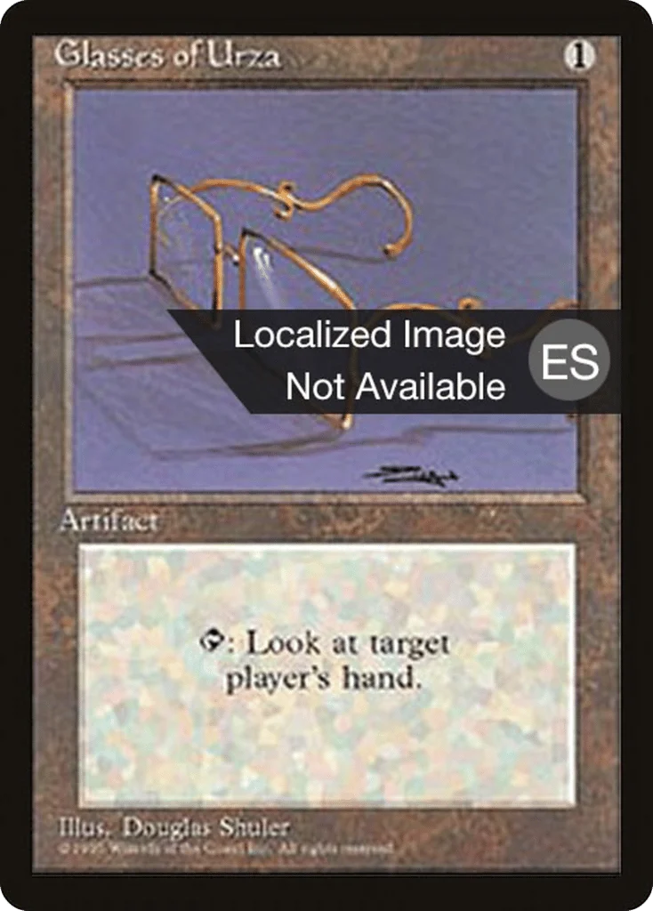 Glasses of Urza · Fourth Edition Foreign Black Border