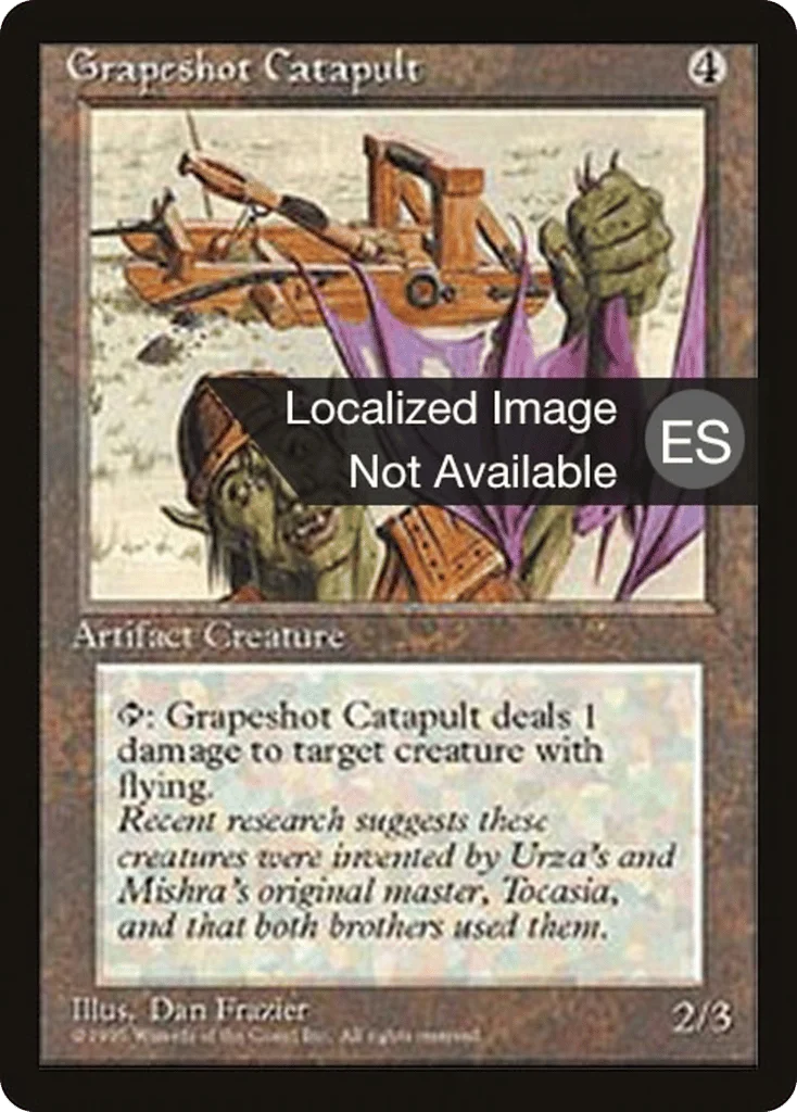 Grapeshot Catapult · Fourth Edition Foreign Black Border