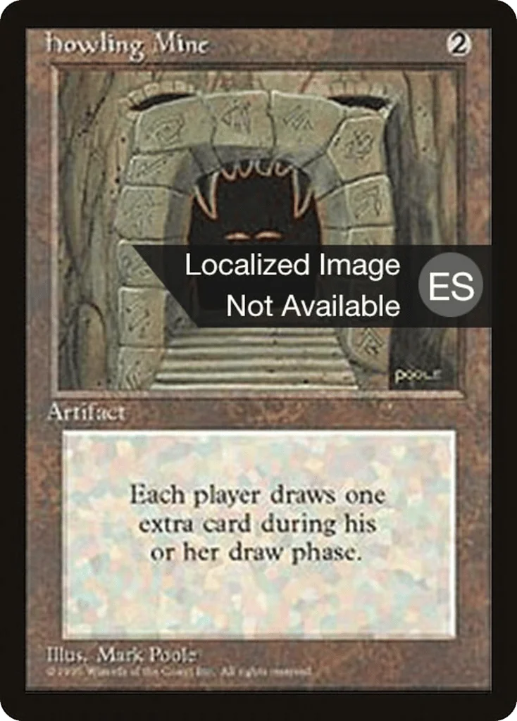 Howling Mine · Fourth Edition Foreign Black Border