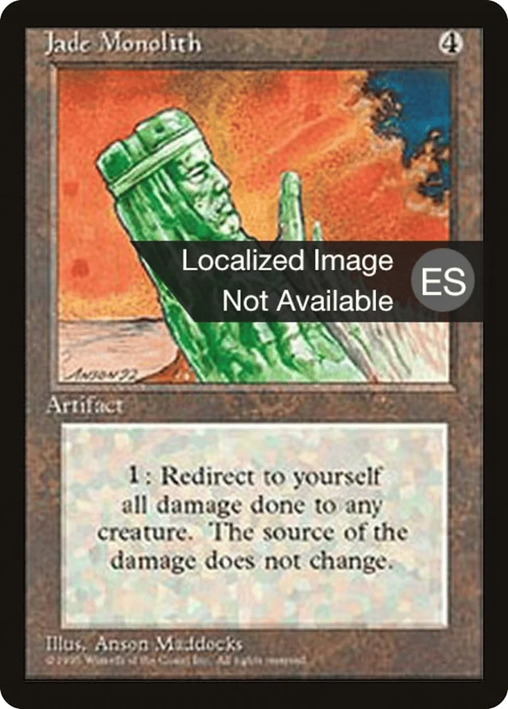 Jade Monolith · Fourth Edition Foreign Black Border