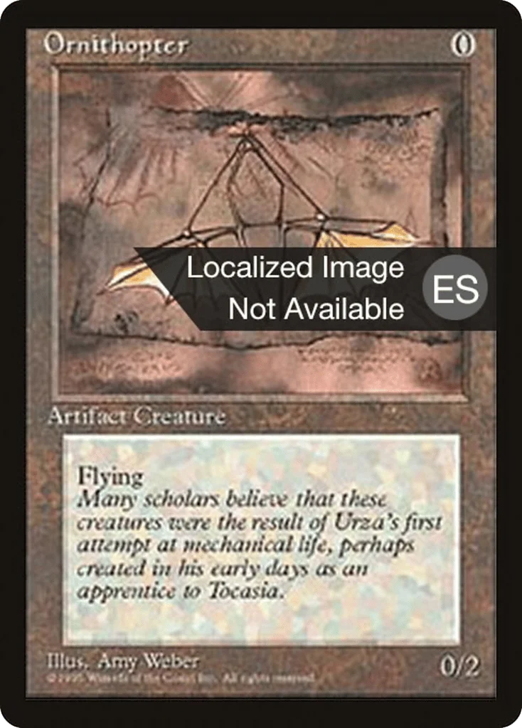 Ornithopter · Fourth Edition Foreign Black Border