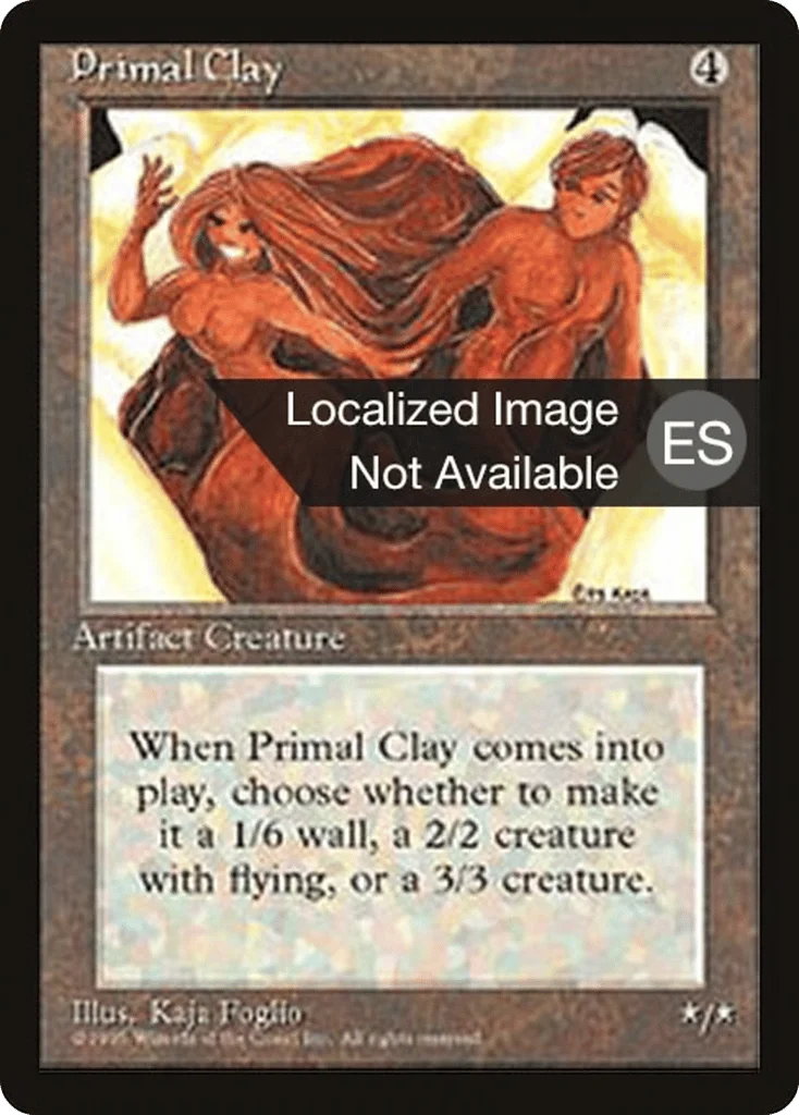 Primal Clay · Fourth Edition Foreign Black Border