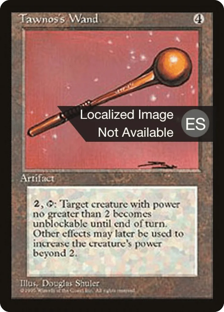 Tawnos's Wand · Fourth Edition Foreign Black Border