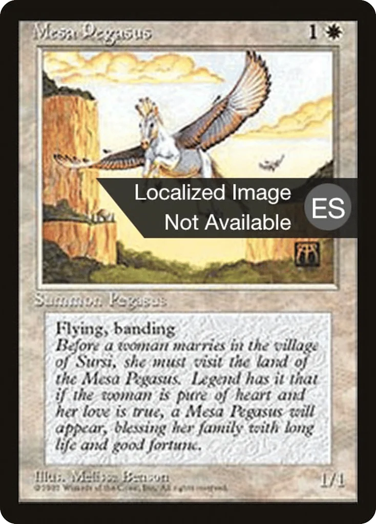 Mesa Pegasus · Fourth Edition Foreign Black Border