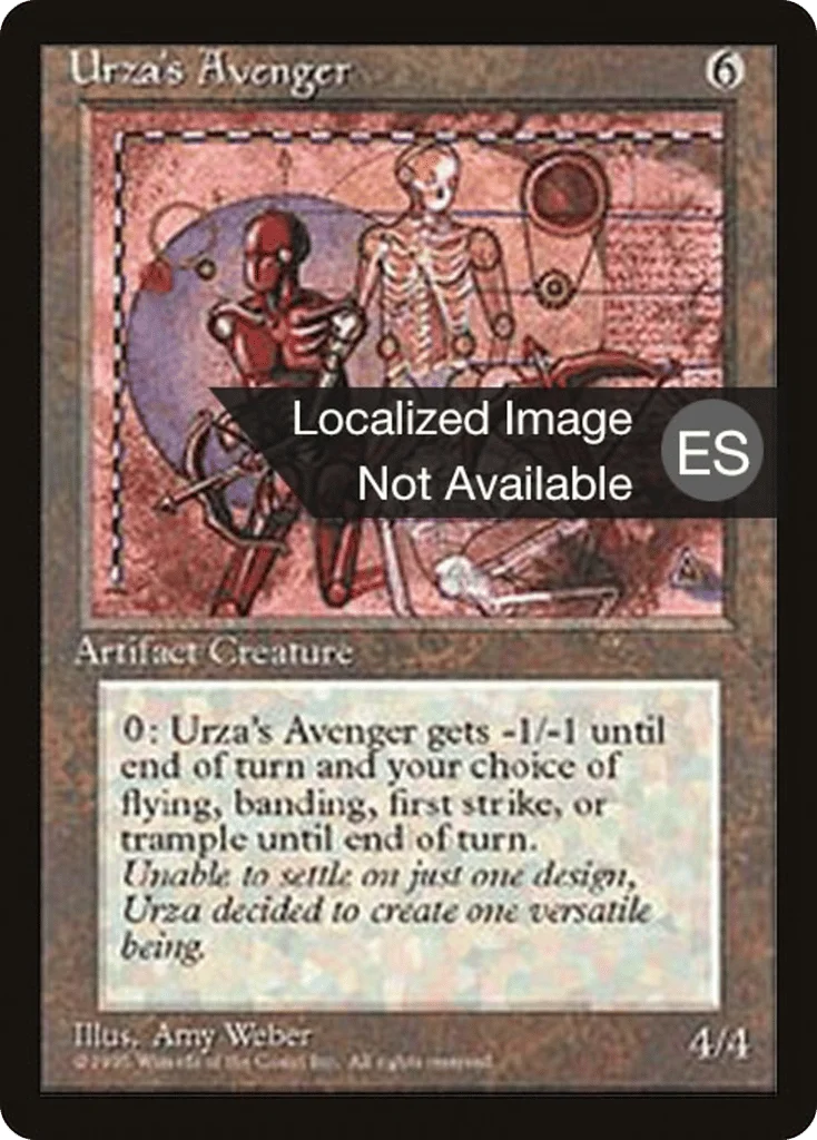 Urza's Avenger · Fourth Edition Foreign Black Border