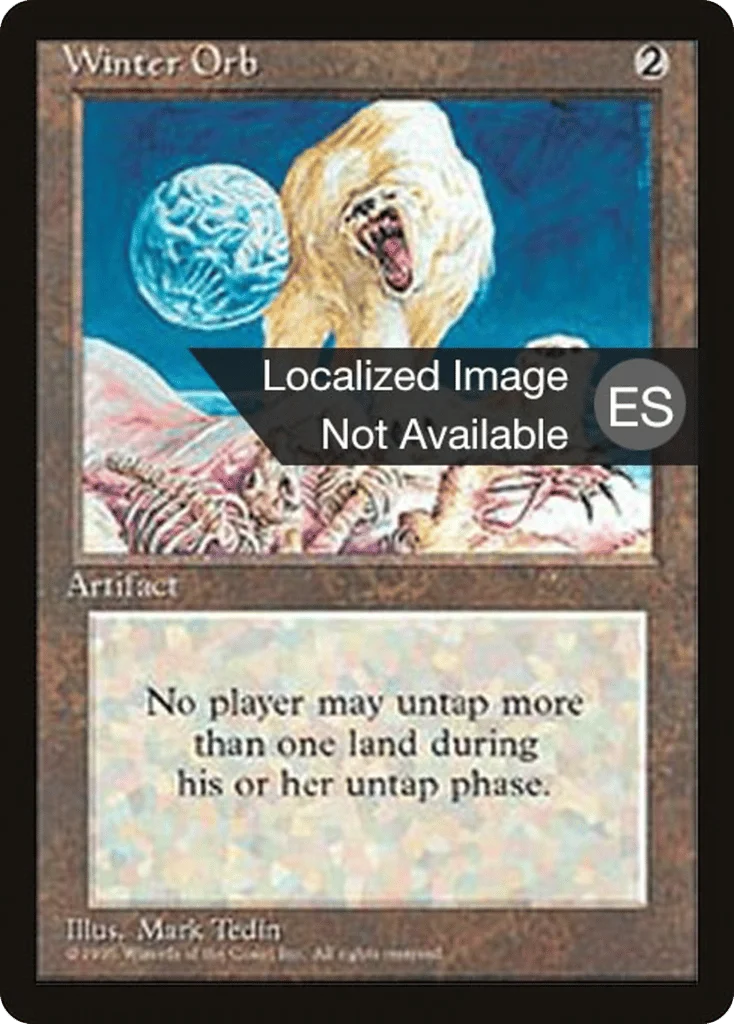 Winter Orb · Fourth Edition Foreign Black Border
